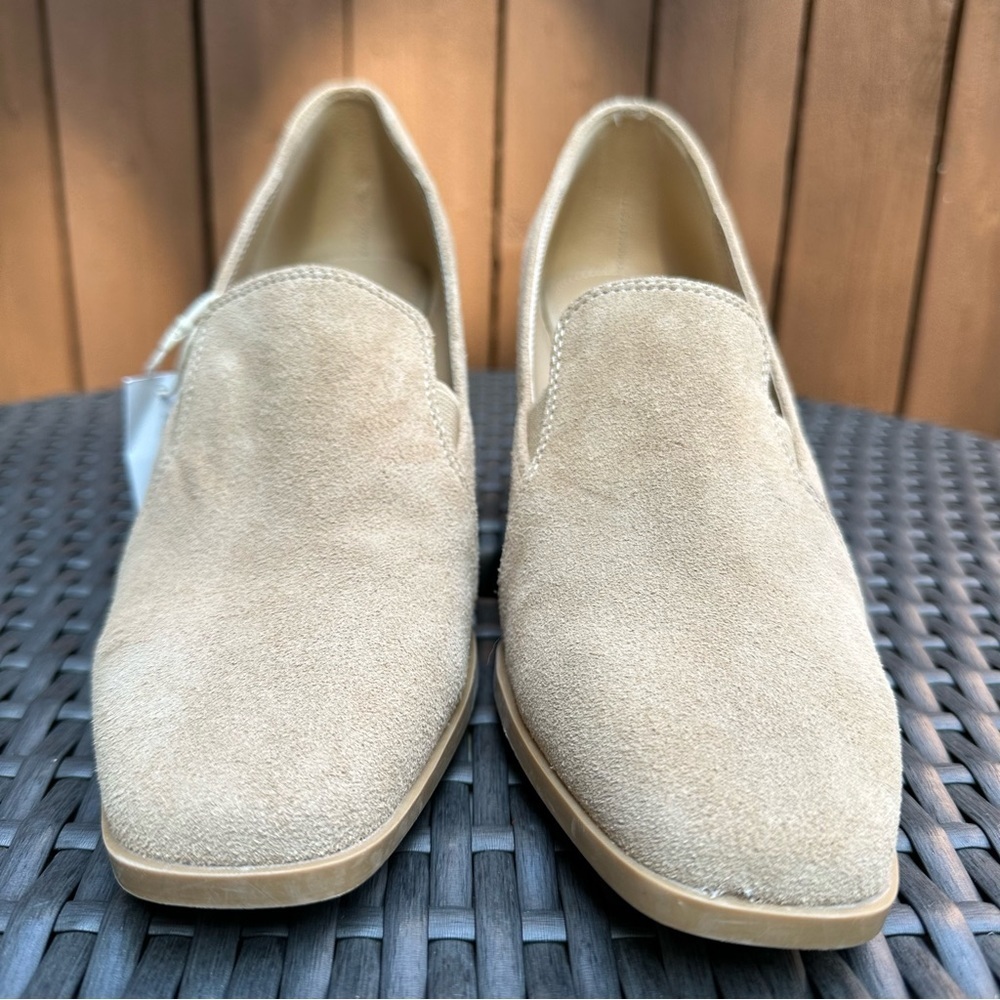 Joie Tan Block Heel Loafers - Picture 7 of 13